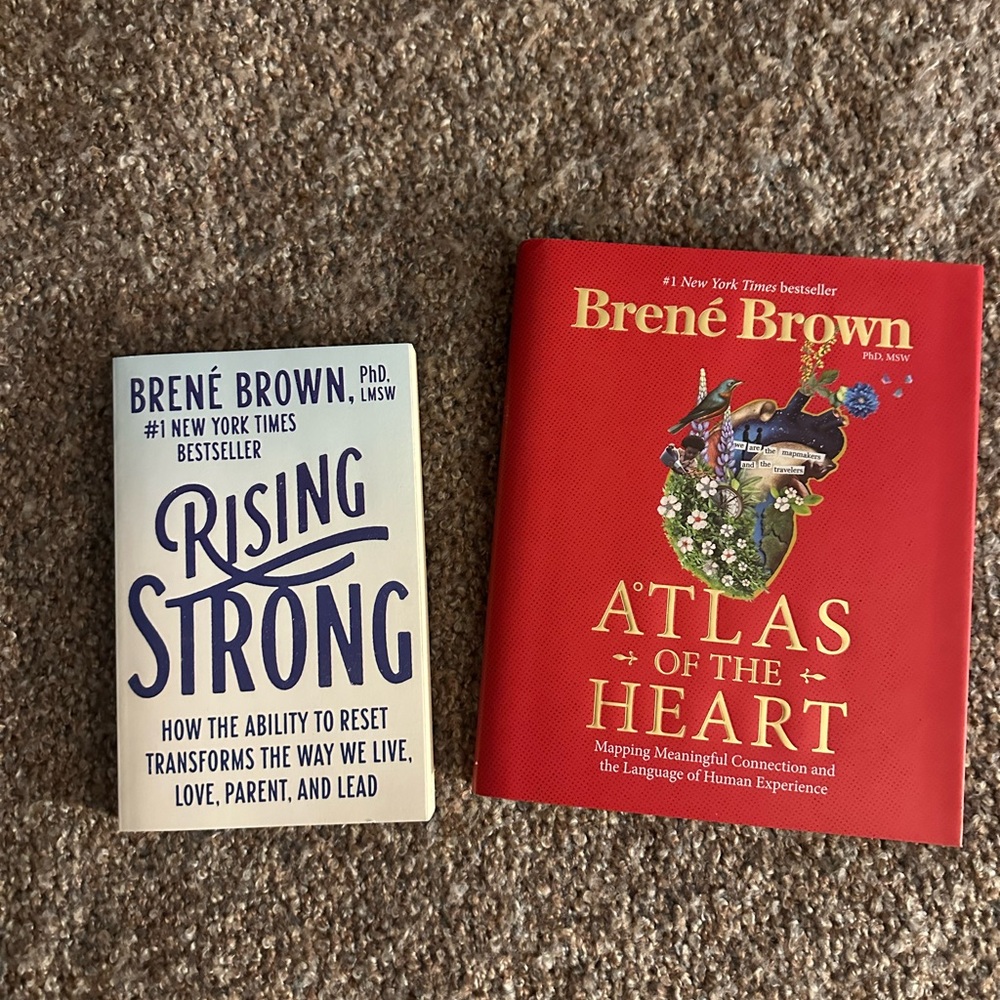 Brené Brown Rising Strong & Atlas of the Heart